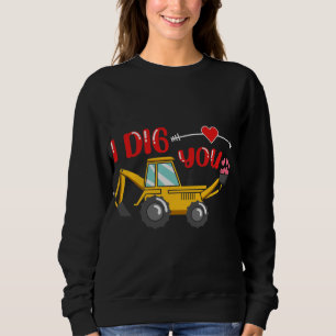 Jag Gräver dig Backhoe Valentine T Shirt
