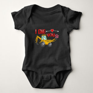 Jag Gräver dig Backhoe Valentine T Shirt