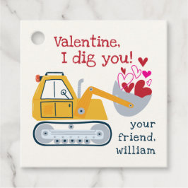 Jag Gräver dig Digger Valentine Favor Taggs Gåvor Etiketter