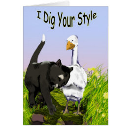 Jag gräver dig kortet hälsningskort