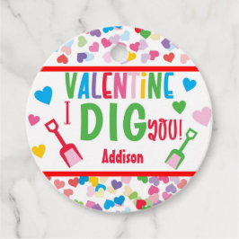 Jag Gräver dig Shovel Valentine School-favorittagg Gåvor Etiketter