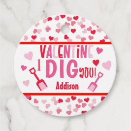 Jag Gräver dig Shovel Valentine School-favorittagg Gåvor Etiketter