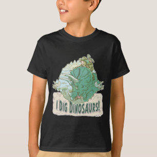 Jag gräver Dinosaurs för åldrar för Dinosaurj T Shirt