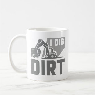 Jag Gräver Dirt Kaffemugg