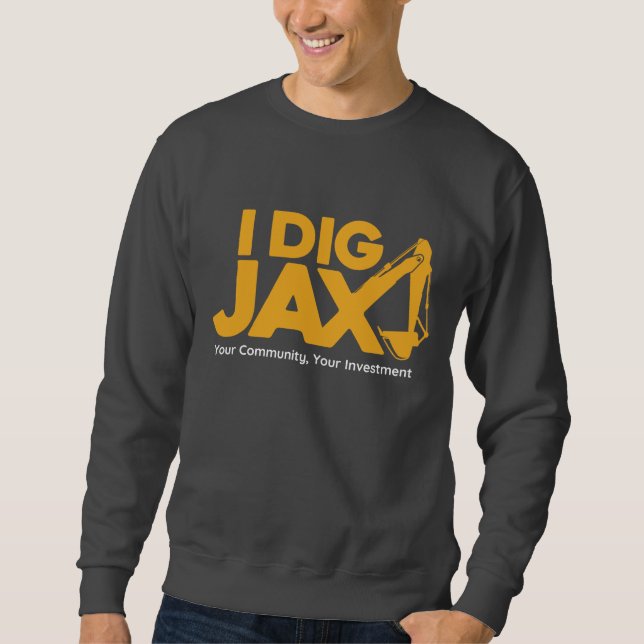 Jag Gräver Jax Sweatshirt (Framsida)