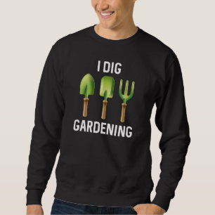 Jag Gräver  Lång Ärmad Tröja
