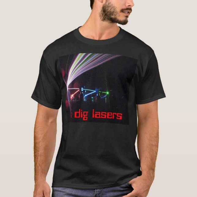 Jag gräver laser t-shirt (Framsida)