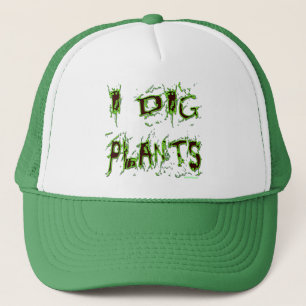 Jag Gräver Plants Gardener Slogan Keps
