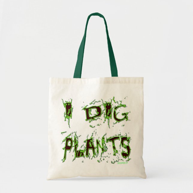 Jag Gräver Plants Gardener Slogan Tygkasse (Framsidan)