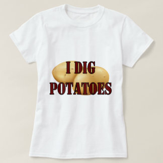 Jag Gräver potatis Sp Tuber Vegetable T Shirt