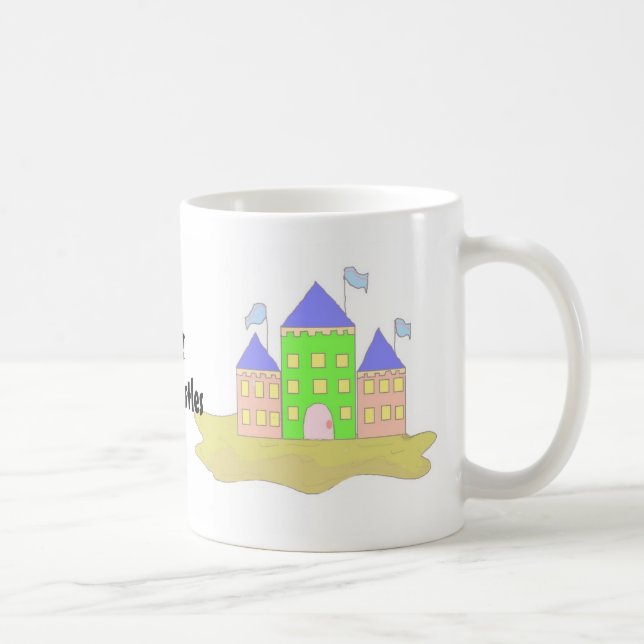 Jag Gräver Sand Castles Kaffemugg (Höger)
