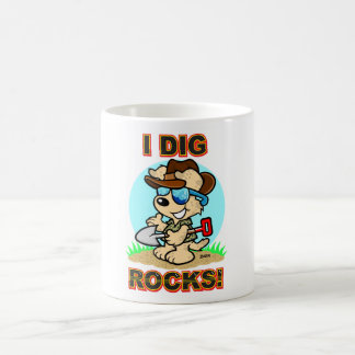 Jag gräver stenar! Mugg