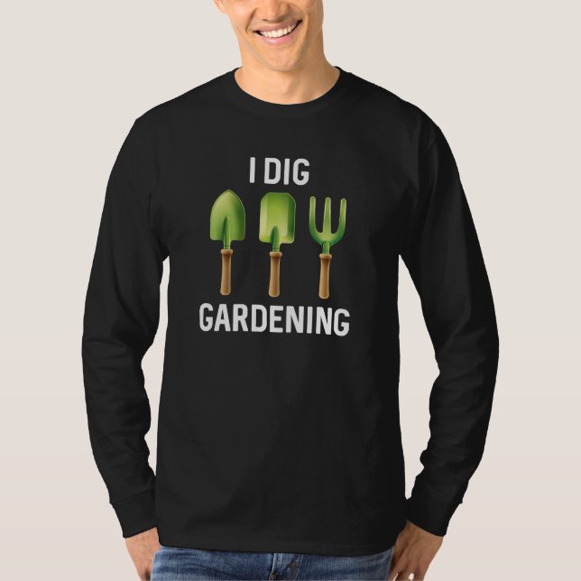 Jag Gräver  T Shirt (Framsida)