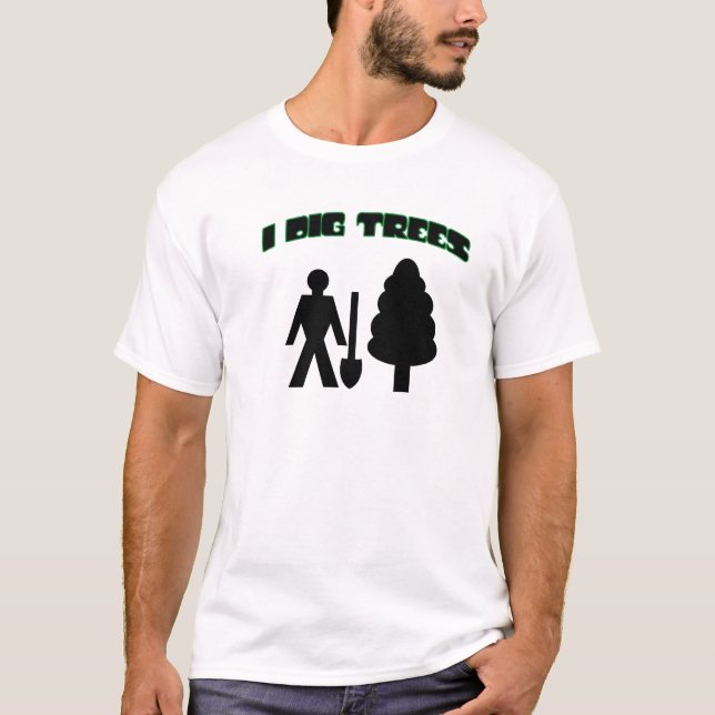 Jag gräver träd tee (Framsida)