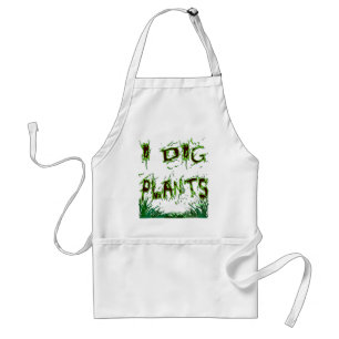 Jag Gräver växter Gardener Slogan Apron Förkläde