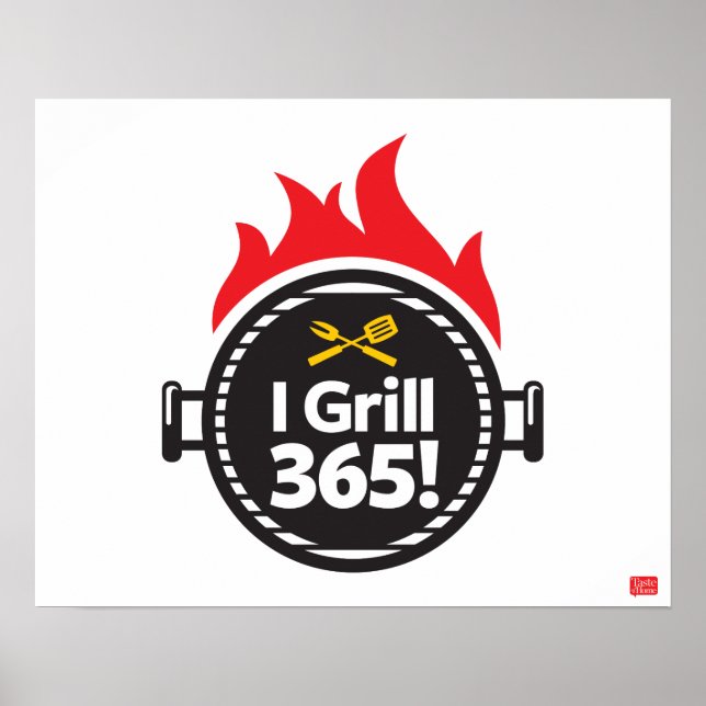 Jag Grill 365! Poster (Framsidan)