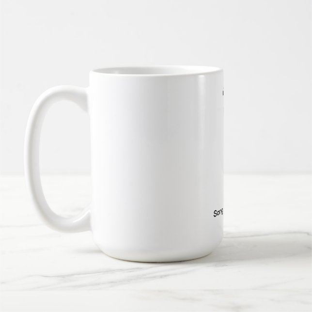 Jag grundar den en muggen kaffemugg (Vänster)