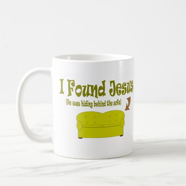 Jag grundar den Jesus kaffemuggen Kaffemugg (Vänster)