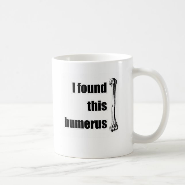 Jag grundar denna Humerus Kaffemugg (Höger)