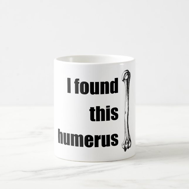 Jag grundar denna Humerus Kaffemugg (Center)