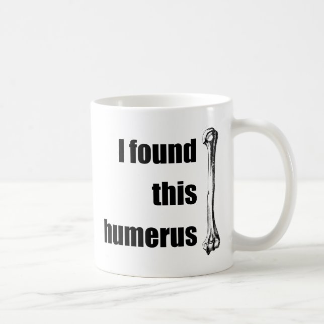 Jag grundar denna Humerus Kaffemugg (Höger)