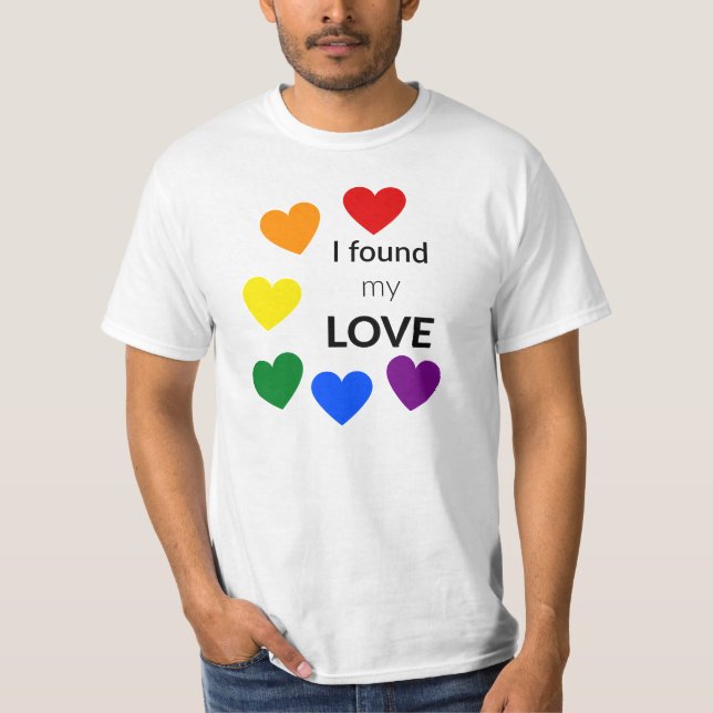 Jag grundar min kärlekprideT-tröja Tee (Framsida)