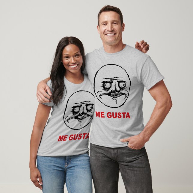 Jag gusta ansikte, ansikte meme humor lol rofl tee shirt (Unisex)
