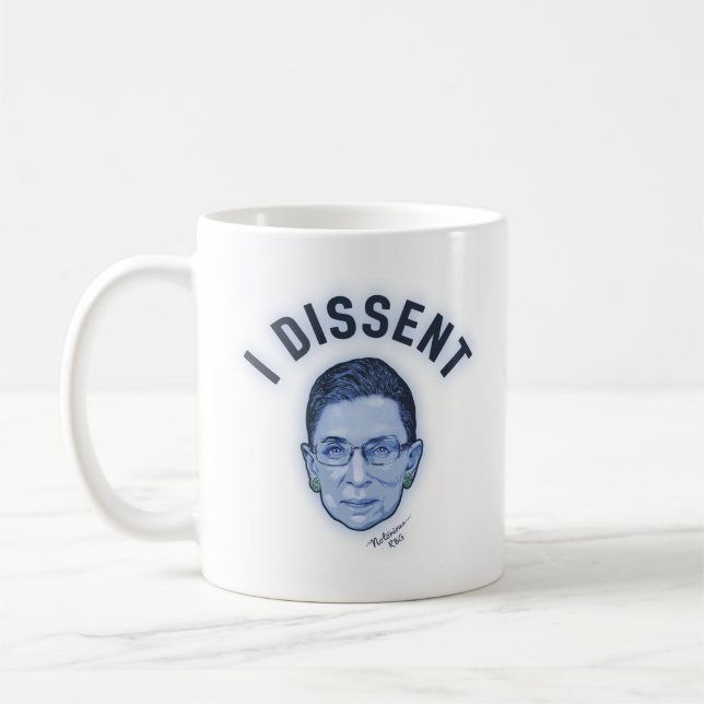 Jag ha en annan åsikt kaffemugg (Vänster)