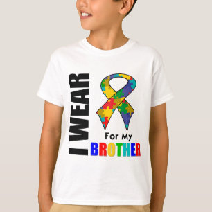 Jag ha på sig Autismbandet för min broder T Shirt