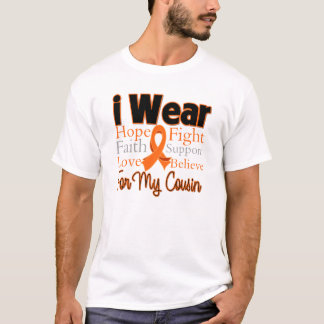 Jag ha på sig bandCollagekusinen - Leukemia T Shirt