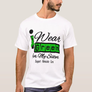Jag ha på sig den gröna systern (för det Retro) T-shirt