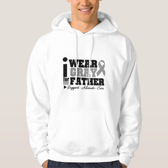 Jag ha på sig det gråa bandet för min far sweatshirt (Framsida)