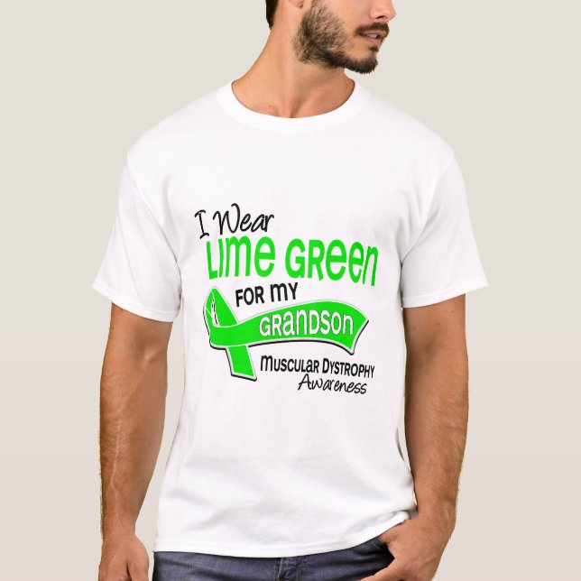 Jag ha på sig Dystrophy för sonson för T-shirt (Framsida)