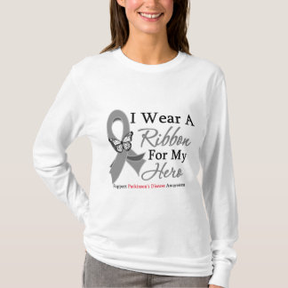 Jag ha på sig en bandHJÄLTEParkinsons sjukdom T-shirt
