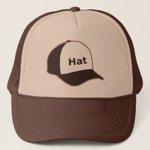 Jag ha på sig en hattbruntversion truckerkeps