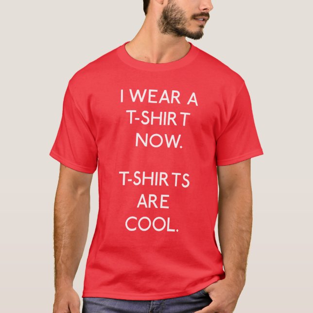 Jag ha på sig en T-tröja nu T-shirt (Framsida)