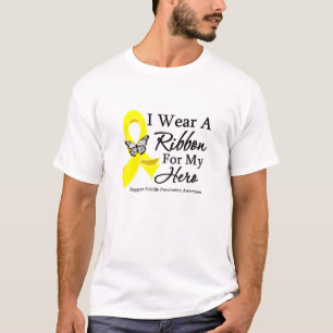 Jag ha på sig ett förhindrande för t-shirt