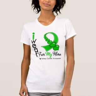 Jag ha på sig ett hjärtaband för min hjälte - tee shirt