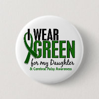 Jag ha på sig grönt för min cerebrala Palsy för