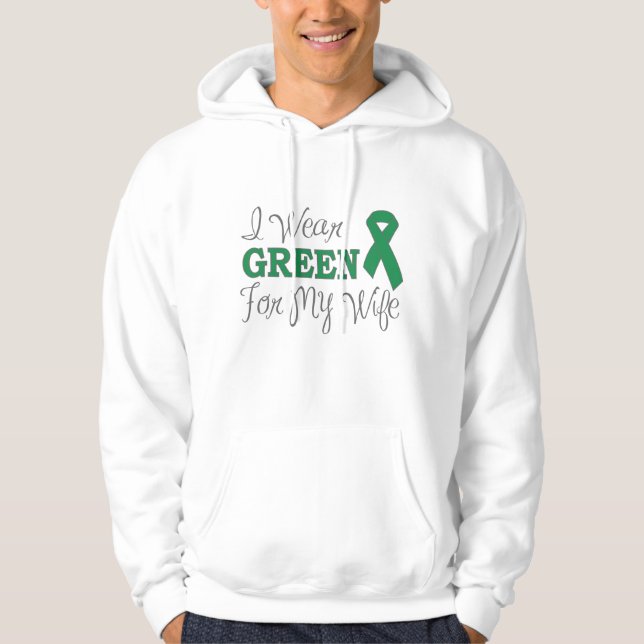 Jag ha på sig grönt för min fru (det gröna sweatshirt (Framsida)