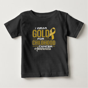 JAG HA PÅ SIG GULD FÖR BARNDOMCANCERMEDVETENHET T-SHIRT