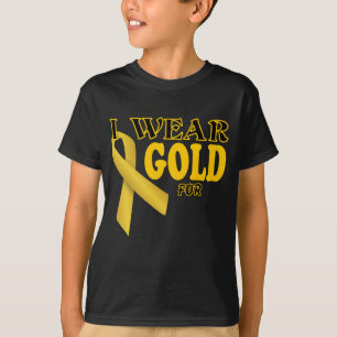 Jag ha på sig guld för mall t shirt