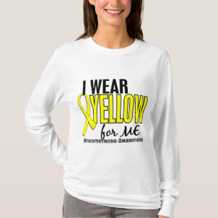 Jag ha på sig gult för mig Endometriosis 10 T-shirt