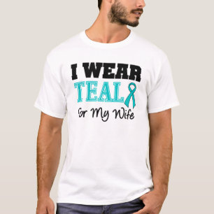 Jag ha på sig krickabandet för min fru t shirt