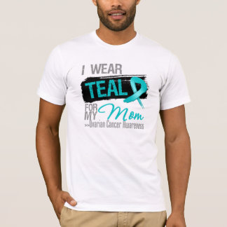 Jag ha på sig krickabandet för min Ovarian cancer T Shirt