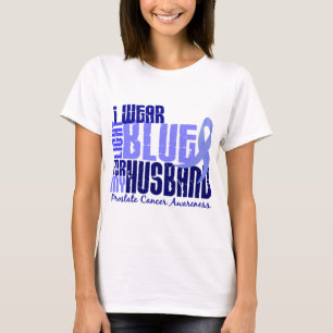 Jag ha på sig lätt - slösa för prostatacancer t-shirt
