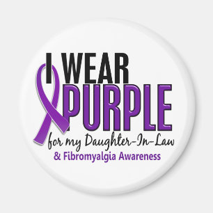 Jag ha på sig lilor för Fibromyalgia för sonhustru Magnet