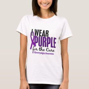 Jag ha på sig lilor för fibromyalgiaen för bot t-shirt