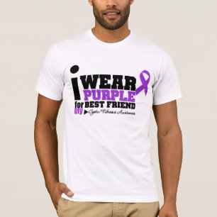 Jag ha på sig lilor för min Cystic Fibrosis för T-shirt