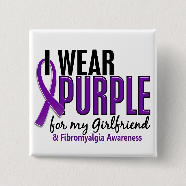 Jag ha på sig lilor för min Fibromyalgia för Knapp (Framsida)